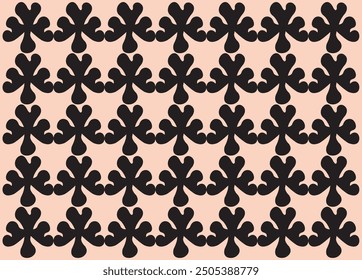 Vector simple pattern image and illustrator color editable design.