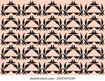Vector simple pattern image and illustrator color editable design.