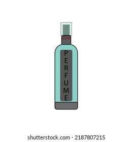 a vector of simple perfume bottle design