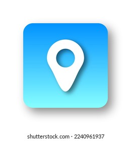 vector of simple pin or location icon