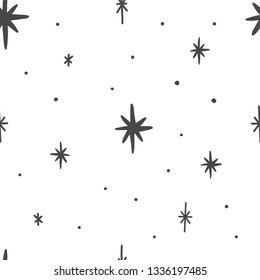 Vector simple seamless pattern with hearts on a white background. Use it for web backgrounds, textiles and wrapping paper.