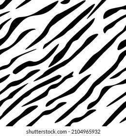 Vector simple seamless pattern illustration of white tiger skin