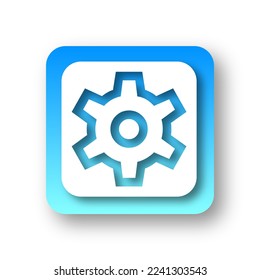 vector of simple settings icon