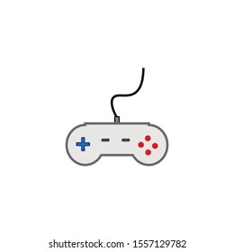 vector simple shapes icon of video game controller