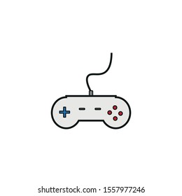 vector simple shapes icon of video game controller