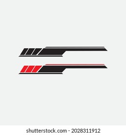 vector simple sticker background design for car body