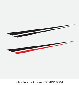 vector simple sticker design for car body