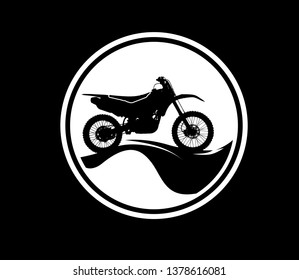 VECTOR SIMPLE STYLE OF MOTOCROSS