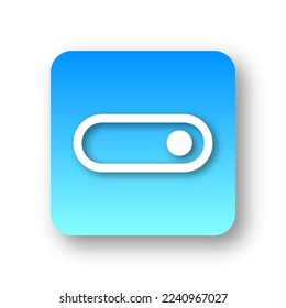 vector of simple toggle on icon
