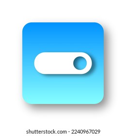 vector of simple toggle on icon