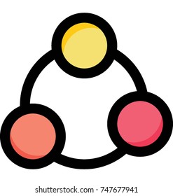 
Vector simple trend design baby colorful rattle. Cartoon child accessory illustration
