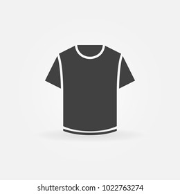 Vector simple t-shirt concept symbol or icon