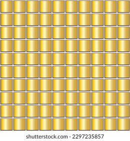 Vector. Simple wall ceramic tiles. Backgrounds for architecture. Tiled floor in gold color. Mosaic, tiled floors in the bathroom, toilet, pool.