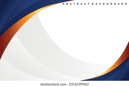 vector simple white business background with blue border	