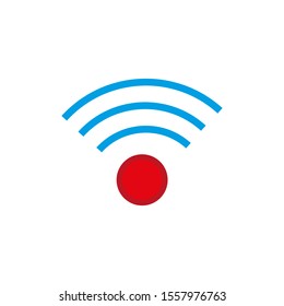 vector simple wifi symbol icon