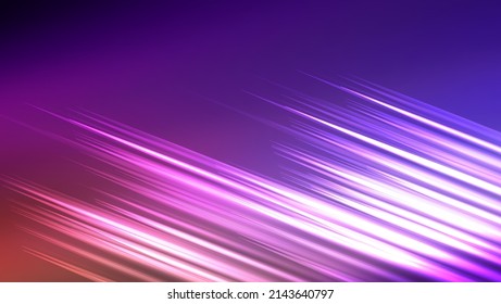vector simulation of motion light trails. High definition editable vector