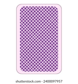 Vector Single Backdrop of Playing Card on White Background
