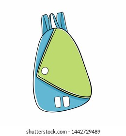 Vector Single Cartoon Casual Style Backpack