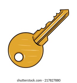 Vector Single Cartoon Modern Key