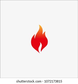 Vector Of Single Fire Icon