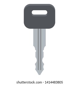 Vector Single Flat Car Key Icon