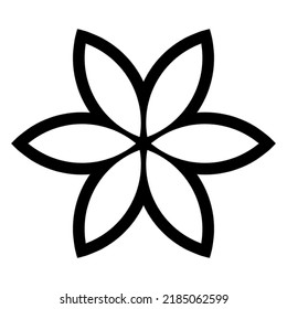 Vector of a Single Flower