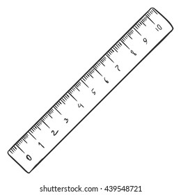 Vector Single Sketch Ruler