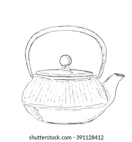 Vector Single SketchTeapot