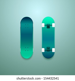 Vector Skateboard Illustration