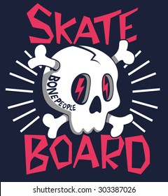 diseño de skateboard vectorial