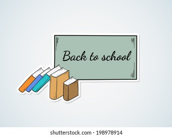 vector, sketch, back to school and books