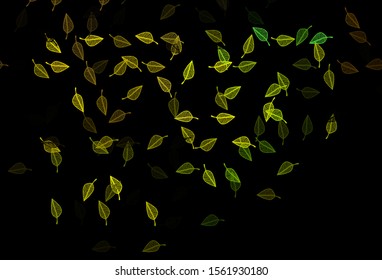 vector sketch background doodle style with leaves. The textured pattern for website.