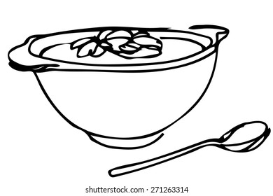 Bowl and Spoon Images, Stock Photos & Vectors | Shutterstock