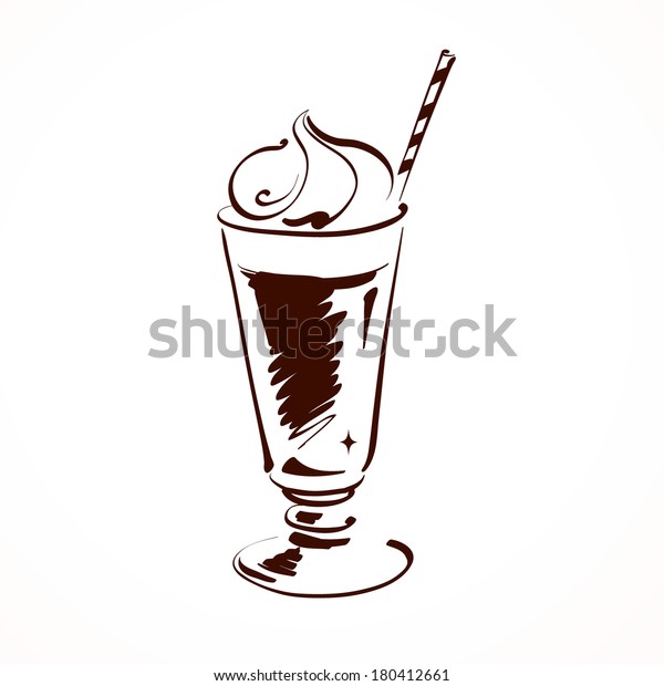 Vector Sketch Coffee Stock Vector Royalty Free 180412661