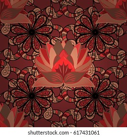 Vector sketch of colored mehndi mandala on. Traditional indian style, ornamental floral elements for henna tattoo, colored stickers, flash temporary tattoo, mehndi and yoga design, cards and prints.