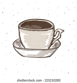 Vector sketch of a cup.