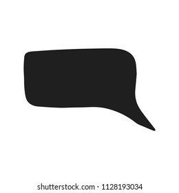 vector sketch dialog box. web cloud isolated.