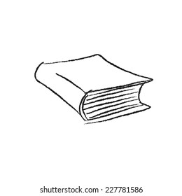 vector sketch drawing book illustration