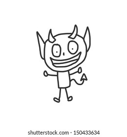 vector sketch halloween cartoon character