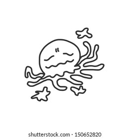 vector sketch halloween cartoon character