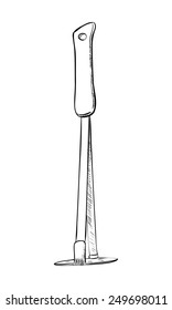 Vector sketch hand drawn illustration of kitchen utensils