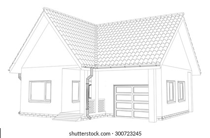 House Exterior Drawing Images Stock Photos Vectors Shutterstock