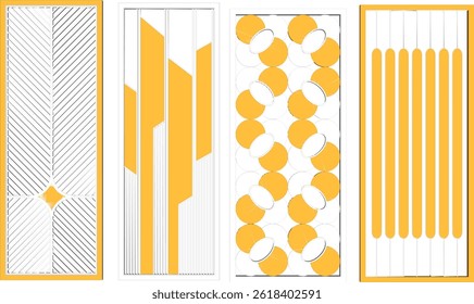Vector boceto ilustración diseño de fondo patrón abstracto moderno minimalista 