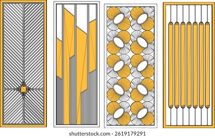 vetor esboço ilustração design plano de fundo padrão abstrato moderno minimalista 