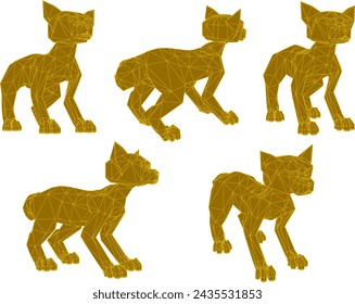 vector sketch illustration design drawing robot dog