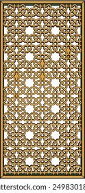 Vektorskizze Illustration Design Zeichnung von Tür Duschraum Trennwand Kleiderschrank klassisch vintage ethnisch traditionell modern abstrakt