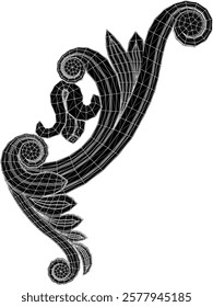 Vector sketch illustration design ornament frame background pattern classic vintage ethnic traditional 