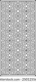Diseño de ilustración de boceto de Vector, Imagen de silueta, fondo, partición de la habitación, armario clásico, vintage, étnico, tradicional, moderno, abstracto