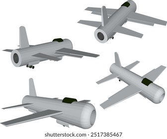 Vector sketch illustration design of war vehicle supersonic light speed fighter plane flying in the air