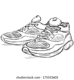 sketch tennis shoes